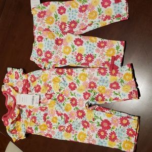 Gymboree baby girls size 3-6 mos. Matching set.